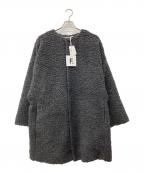 F.エフ）の古着「スライバーボアコート」｜グレー