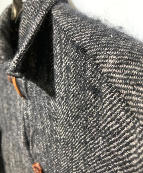 DU TANGO（デュ タンゴ）DU TANGO (デュ タンゴ) ウールリネンジャケット グレー サイズ:FREEの古着・服飾アイテム