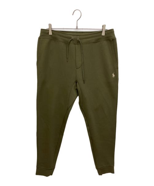 POLO RALPH LAUREN（ポロ・ラルフローレン）POLO RALPH LAUREN (ポロ・ラルフローレン) スウェットパンツ　ダブルニットジョガーパンツ カーキ サイズ:Ｍの古着・服飾アイテム