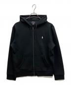 POLO RALPH LAURENポロ・ラルフローレン）の古着「ジップパーカー」｜ブラック