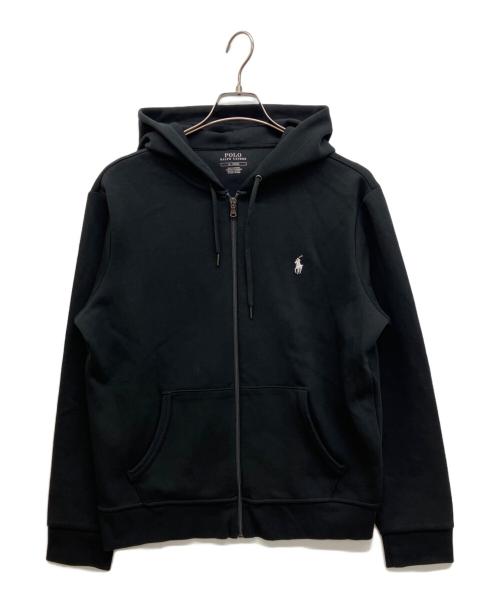 POLO RALPH LAUREN（ポロ・ラルフローレン）POLO RALPH LAUREN (ポロ・ラルフローレン) ジップパーカー ブラック サイズ:Mの古着・服飾アイテム