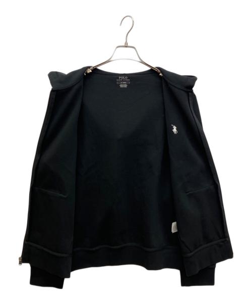 POLO RALPH LAUREN（ポロ・ラルフローレン）POLO RALPH LAUREN (ポロ・ラルフローレン) ジップパーカー ブラック サイズ:Mの古着・服飾アイテム