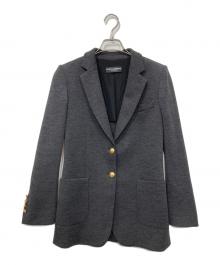 DOLCE & GABBANA（ドルチェ＆ガッバーナ）の古着「金釦ブレザー」｜チャコールグレー