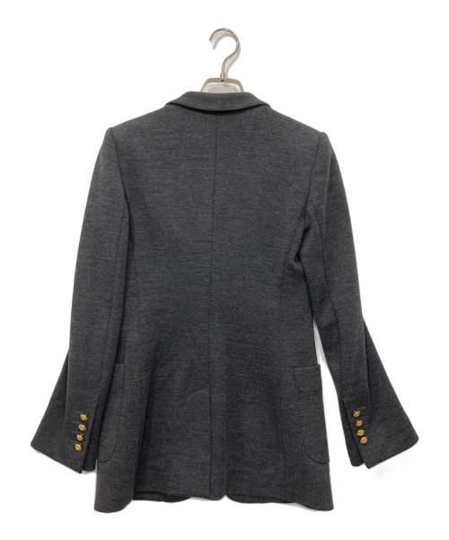 DOLCE & GABBANA（ドルチェ＆ガッバーナ）DOLCE & GABBANA (ドルチェ＆ガッバーナ) 金釦ブレザー チャコールグレー サイズ:38の古着・服飾アイテム