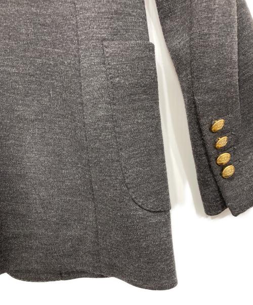 DOLCE & GABBANA（ドルチェ＆ガッバーナ）DOLCE & GABBANA (ドルチェ＆ガッバーナ) 金釦ブレザー チャコールグレー サイズ:38の古着・服飾アイテム