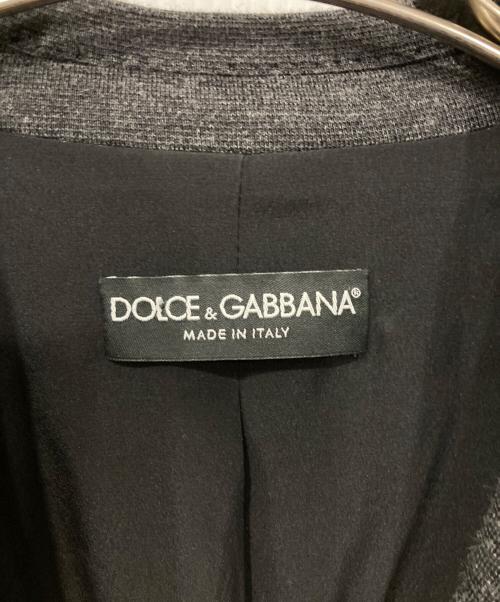 DOLCE & GABBANA（ドルチェ＆ガッバーナ）DOLCE & GABBANA (ドルチェ＆ガッバーナ) 金釦ブレザー チャコールグレー サイズ:38の古着・服飾アイテム