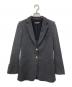 DOLCE & GABBANA（ドルチェ＆ガッバーナ）の古着「金釦ブレザー」｜チャコールグレー