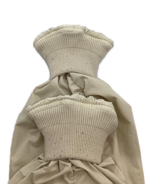 MACPHEE（マカフィー）MACPHEE (マカフィー) ポリエステルナイロン ジップアップブルゾン アイボリー サイズ:36の古着・服飾アイテム