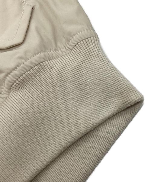 MACPHEE（マカフィー）MACPHEE (マカフィー) ポリエステルナイロン ジップアップブルゾン アイボリー サイズ:36の古着・服飾アイテム
