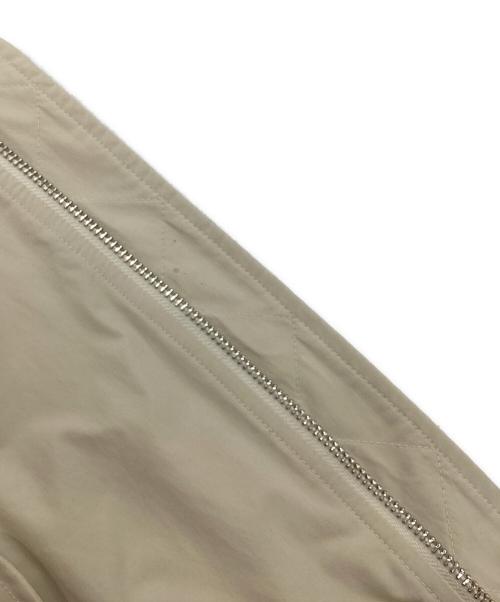 MACPHEE（マカフィー）MACPHEE (マカフィー) ポリエステルナイロン ジップアップブルゾン アイボリー サイズ:36の古着・服飾アイテム