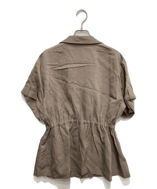 uncrave（アンクレイヴ）uncrave (アンクレイヴ) ツイルミリタリージャケット ブラウン サイズ:1の古着・服飾アイテム