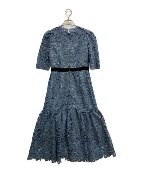 CELFORD（セルフォード）CELFORD (セルフォード) ケミカルレースワンピース ブルー サイズ:34の古着・服飾アイテム