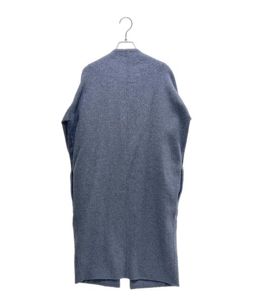 ENFOLD（エンフォルド）ENFOLD (エンフォルド) Wool River Collarless Coat ウールリバーノーカラーコート 3009A130-1000 グレー サイズ:36の古着・服飾アイテム