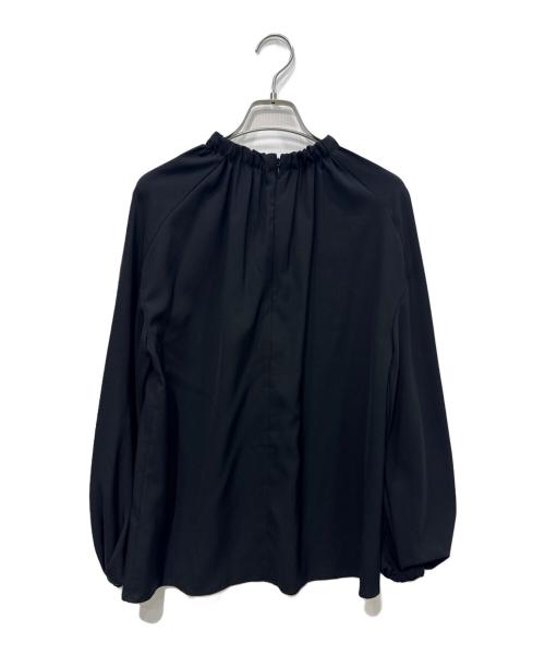 EFFE BEAMS（エッフェ ビームス）EFFE BEAMS (エッフェ ビームス) ギャザーブラウス ブラック サイズ:36の古着・服飾アイテム