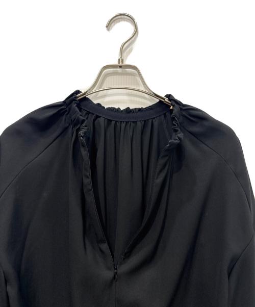 EFFE BEAMS（エッフェ ビームス）EFFE BEAMS (エッフェ ビームス) ギャザーブラウス ブラック サイズ:36の古着・服飾アイテム