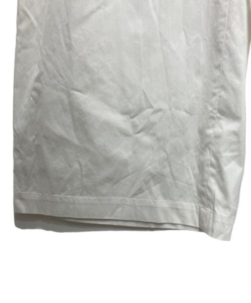 DES PRES（デ プレ）DES PRES (デ プレ) コットンストレッチポプリン 2タックワイドパンツ ホワイト サイズ:32の古着・服飾アイテム