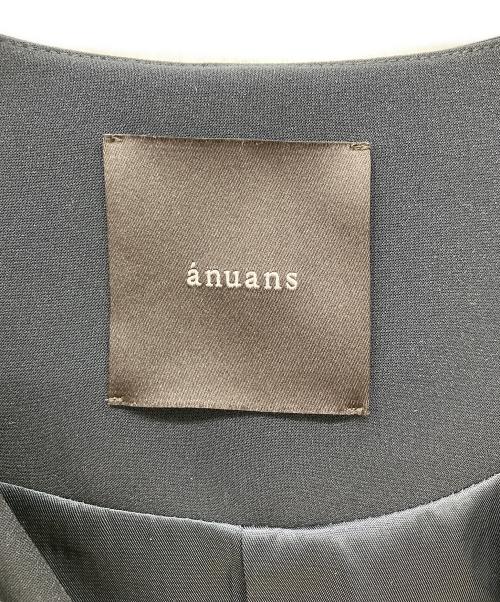 anuans（アニュアンス）anuans (アニュアンス) ダブルフロントジレセットワンピース ネイビー サイズ:Ｓ 未使用品の古着・服飾アイテム