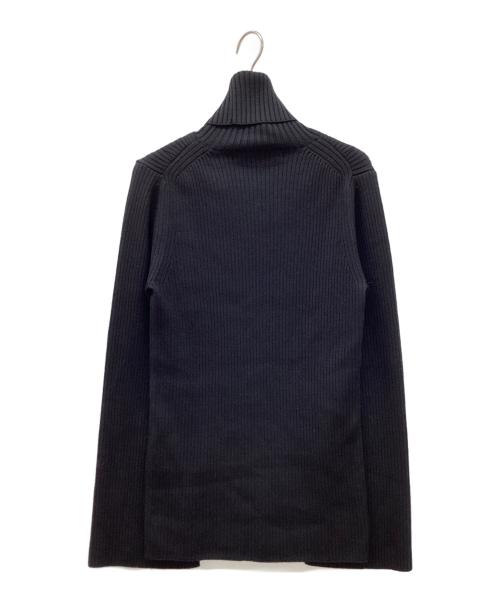 JUNYA WATANABE（ジュンヤワタナベ）JUNYA WATANABE (ジュンヤワタナベ) 24AW　スリットスリーブタートルネックニット ブラック サイズ:Mの古着・服飾アイテム