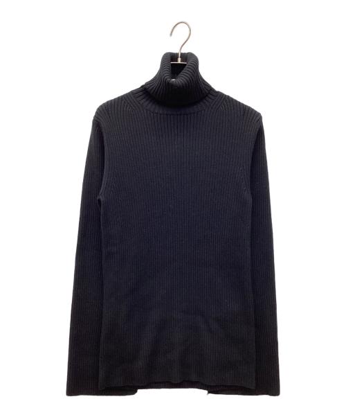 JUNYA WATANABE（ジュンヤワタナベ）JUNYA WATANABE (ジュンヤワタナベ) 24AW　スリットスリーブタートルネックニット ブラック サイズ:Mの古着・服飾アイテム