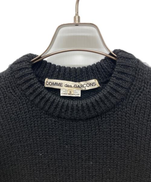 COMME des GARCONS（コムデギャルソン）COMME des GARCONS (コムデギャルソン) 23AW クルーネックニット　GL-N011 ブラック サイズ:Ｓの古着・服飾アイテム