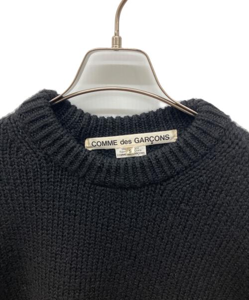 COMME des GARCONS（コムデギャルソン）COMME des GARCONS (コムデギャルソン) 23AW クルーネックニット GL-N010 ブラック サイズ:Ｓの古着・服飾アイテム