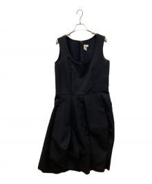 COMME des GARCONS（コムデギャルソン）の古着「22AW ノースリーブワンピース」｜ブラック