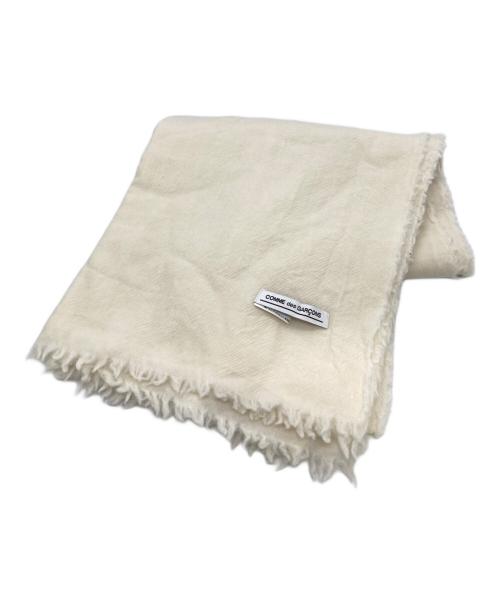 COMME des GARCONS（コムデギャルソン）COMME des GARCONS (コムデギャルソン) 大判ストール オフホワイトの古着・服飾アイテム