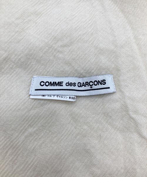 COMME des GARCONS（コムデギャルソン）COMME des GARCONS (コムデギャルソン) 大判ストール オフホワイトの古着・服飾アイテム