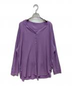 Ameriアメリ）の古着「WAFFLE TANK SET LONG SLEEVE TOP　0224203711720」｜ラベンダー