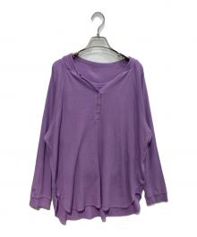 Ameri（アメリ）の古着「WAFFLE TANK SET LONG SLEEVE TOP　0224203711720」｜ラベンダー