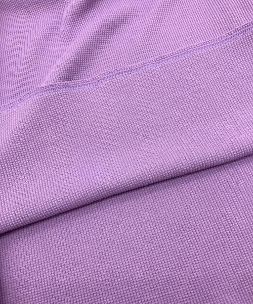 Ameri（アメリ）AMERI (アメリ) WAFFLE TANK SET LONG SLEEVE TOP　0224203711720 ラベンダー サイズ:Freeの古着・服飾アイテム