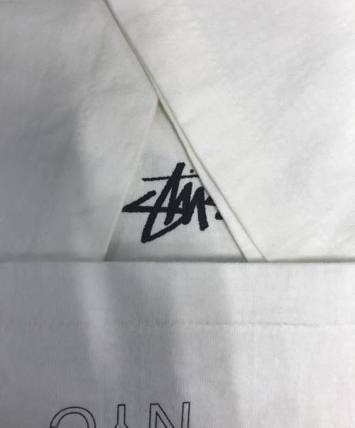 stussy（ステューシー）stussy (ステューシー) プリントTシャツ ホワイト サイズ:Lの古着・服飾アイテム