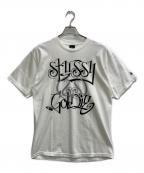 stussy×Goldie Metalheadzステューシー×）の古着「プリントTシャツ」｜ホワイト