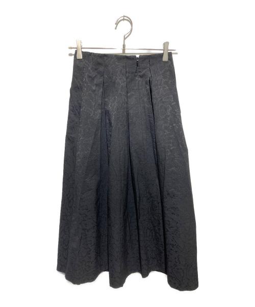 theory luxe（セオリーリュクス）theory luxe (セオリーリュクス) インバーテッドプリーツボリュームスカート ブラック サイズ:36の古着・服飾アイテム