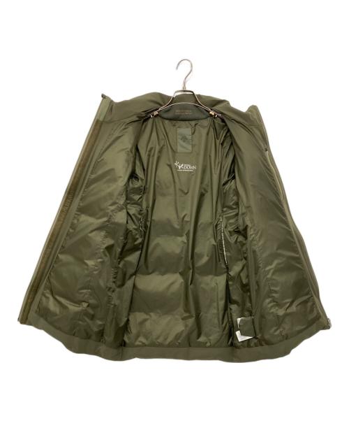 DESCENTE ALLTERRAIN（デザイント オルテライン）DESCENTE ALLTERRAIN (デザイント オルテライン) 水沢ダウンコート アンカーハーフコート / MIZUSAWA DOWN COAT ANCHORーHC オリーブ サイズ:Ｌの古着・服飾アイテム