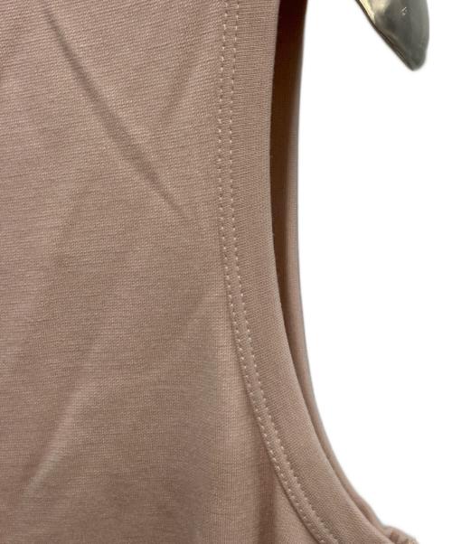 RED VALENTINO（レッドヴァレンティノ）RED VALENTINO (レッドヴァレンティノ) スタッズノースリーブワンピース ピンク サイズ:Sの古着・服飾アイテム