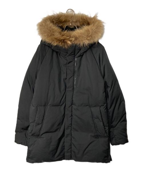 BEAUTY&YOUTH（ビューティーアンドユース）BEAUTY&YOUTH (ビューティーアンドユース) 小松マテーレ ファー ダウンジャケット ブラック サイズ:Lの古着・服飾アイテム