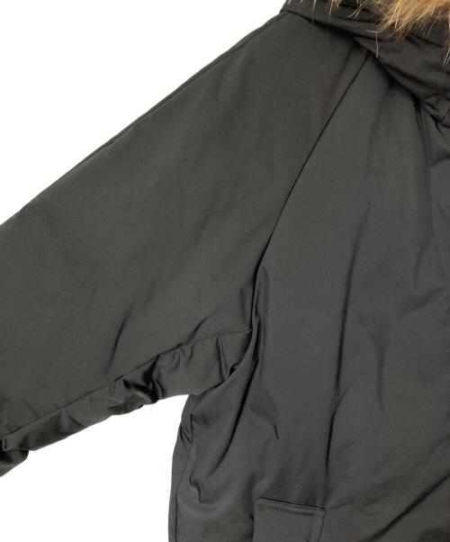 BEAUTY&YOUTH（ビューティーアンドユース）BEAUTY&YOUTH (ビューティーアンドユース) 小松マテーレ ファー ダウンジャケット ブラック サイズ:Lの古着・服飾アイテム