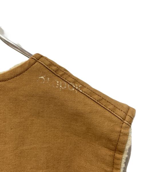 CarHartt（カーハート）CarHartt (カーハート) Sherpa Lined Duck Hunting Vest ブラウン サイズ:XLの古着・服飾アイテム