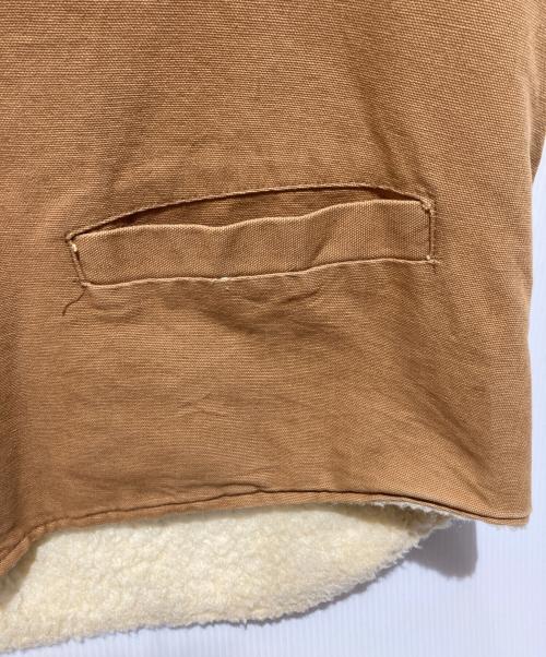 CarHartt（カーハート）CarHartt (カーハート) Sherpa Lined Duck Hunting Vest ブラウン サイズ:XLの古着・服飾アイテム