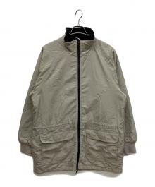 Eddie Bauer（エディーバウアー）の古着「90’s ナイロンジップアップジャケット　黒タグ」｜グレー
