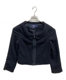 M'S GRACY（エムズグレイシー）の古着「ジップアップジャケット」｜ネイビー