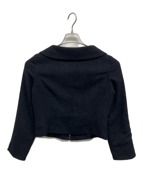 M'S GRACY（エムズグレイシー）M'S GRACY (エムズグレイシー) ジップアップジャケット ネイビー サイズ:40の古着・服飾アイテム