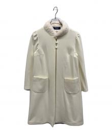 M'S GRACY（エムズグレイシー）の古着「フェイクファーコート」｜オフホワイト