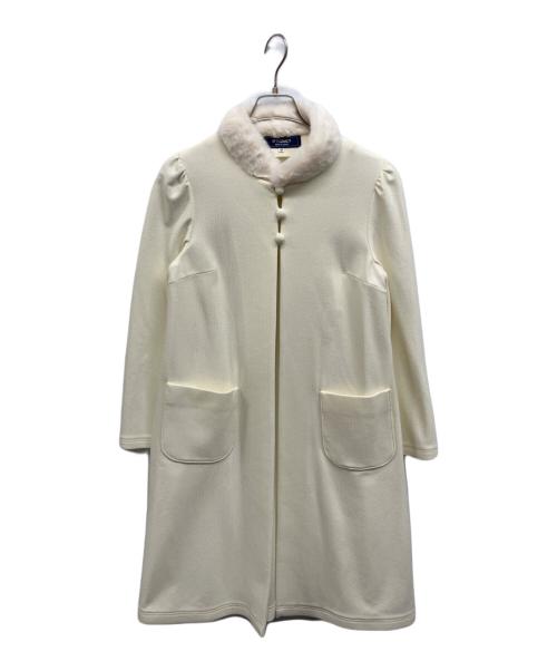 M'S GRACY（エムズグレイシー）M'S GRACY (エムズグレイシー) フェイクファーコート オフホワイト サイズ:40の古着・服飾アイテム