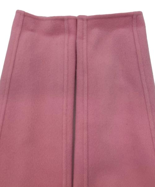 DUAL VIEW（デュアルヴュー）DUAL VIEW (デュアルヴュー) ダブルロングコート ピンク サイズ:40の古着・服飾アイテム