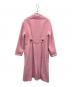 DUAL VIEW (デュアルヴュー) ダブルロングコート ピンク サイズ:40：17000円