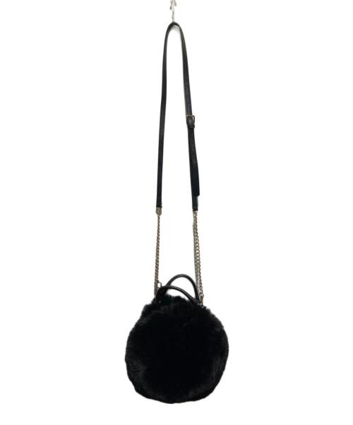 ANTEPRIMA MISTO（アンテプリマミスト）ANTEPRIMA MISTO (アンテプリマミスト) ファーショルダーバッグ ブラックの古着・服飾アイテム