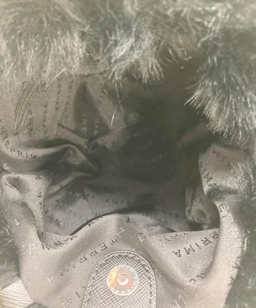 ANTEPRIMA MISTO（アンテプリマミスト）ANTEPRIMA MISTO (アンテプリマミスト) ファーショルダーバッグ ブラックの古着・服飾アイテム