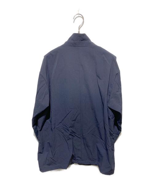 BEAUTY&YOUTH（ビューティーアンドユース）BEAUTY&YOUTH (ビューティーアンドユース) 小松マテーレ ウラケ リラックス ジャケット ネイビー サイズ:Lの古着・服飾アイテム